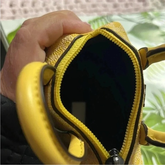 - NWT - Michael Kors mini duffle keychain or Fob.  Daffodil color. - Picture 8 of 8